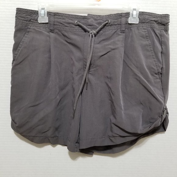 Calvin Klein Jeans shorts 12 lightweight roll hemline drawstring waist & zipper - Picture 1 of 14
